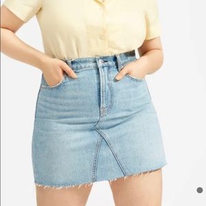 Everlane - Reconstructed Denim Skirt
